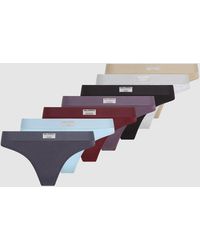 KARL LAGERFELD - Days Of The Week Thong – 7-Pack - Lyst