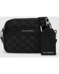 KARL LAGERFELD - K/Monogram Jacquard Camera Bag - Lyst