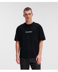 Karl Lagerfeld - K/ikonik Karl Outline T-shirt - Lyst