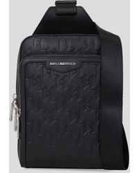 Karl Lagerfeld - K/loom Leather Sling Bag - Lyst