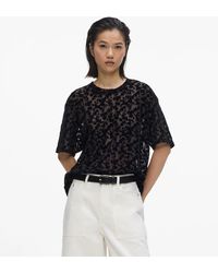 KL Jeans - Floral Mesh T-Shirt - Lyst