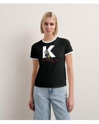 KARL LAGERFELD - Disney X Kl Initial T-Shirt - Lyst