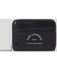 Karl Lagerfeld - Rue St-guillaume Medium Zip Wallet - Lyst