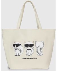 KARL LAGERFELD - Ikon Choupette Reversible Shopper - Lyst
