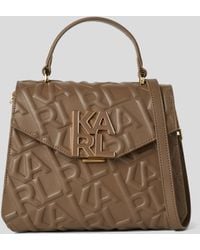 Karl Lagerfeld - K/karl Logo Top-handle Bag - Lyst