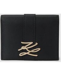 KARL LAGERFELD - K/Autograph Drop Bifold Cardholder - Lyst