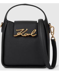 KARL LAGERFELD - K/Signature Small Hobo Bag - Lyst