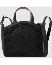 KARL LAGERFELD - K/Circle Small Mesh Tote Bag - Lyst