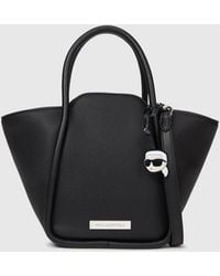 KARL LAGERFELD - Ikon Pebble Small Tote Bag - Lyst