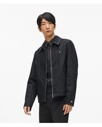 KARL LAGERFELD - Karl Dna Studded Jacket - Lyst