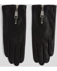 Karl Lagerfeld - K/essential Zipped Gloves - Lyst