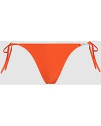 KARL LAGERFELD - Side-Tie Bikini Bottoms - Lyst