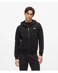 KARL LAGERFELD - Sweat À Capuche Avec Fermeture Zippée, Homme, Taille - Lyst