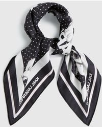 KARL LAGERFELD - Ikon Choupette Silk Scarf - Lyst