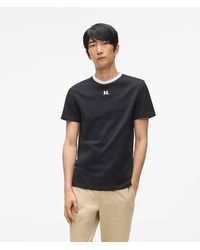 KARL LAGERFELD - Monogram Slim T-Shirt - Lyst