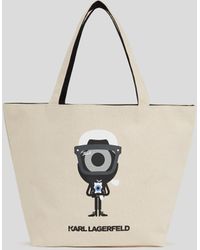 Karl Lagerfeld - Sac Cabas Réversible Kl X Darcel Disappoints - Lyst