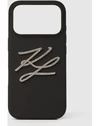 KARL LAGERFELD - Autograph Silicone Iphone 17 Pro Max Case - Lyst
