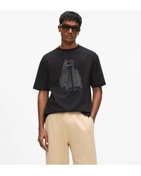 KARL LAGERFELD - Tonal Karl Print T-Shirt - Lyst