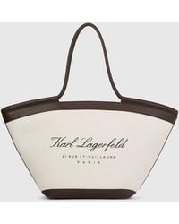 KARL LAGERFELD - Hotel Karl Large Beach Tote Bag - Lyst