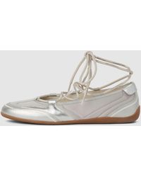 KARL LAGERFELD - Altia Ballerina Flats - Lyst