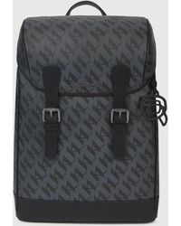 KARL LAGERFELD - Ikon Monogram Backpack - Lyst