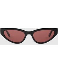KARL LAGERFELD - Signature Cat-Eye Sunglasses - Lyst