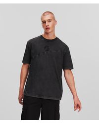 Karl Lagerfeld - Klj Monogram Seam T-shirt - Lyst