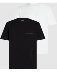 KARL LAGERFELD - Logo T-Shirt – 2-Pack - Lyst