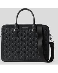 Karl Lagerfeld - K/loom Leather Briefcase - Lyst