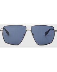 KARL LAGERFELD - Logo Rectangular Sunglasses - Lyst