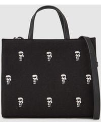 KARL LAGERFELD - Ikon All-Over-Print Tote Bag - Lyst