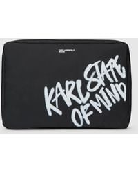 KL Jeans - Coated Karl Quote Laptop Pouch - Lyst
