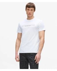 KL Jeans - Slim Striped Logo T-Shirt - Lyst