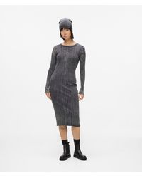 KL Jeans - Ribbed Long-Sleeved Dress - Lyst