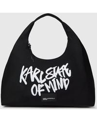 KL Jeans - Slouchy Karl Quote Tote Bag - Lyst