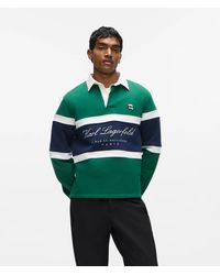 KARL LAGERFELD - Ikon Polo Sweatshirt - Lyst