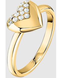 KARL LAGERFELD - Heart Charm Ring - Lyst