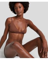 Karl Lagerfeld - Soutien-gorge Triangle Logo - Lyst