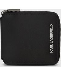 KARL LAGERFELD - K/Nylon Logo Pin Wallet - Lyst
