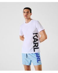 KARL LAGERFELD - Logo Beach T-Shirt - Lyst