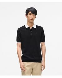 KARL LAGERFELD - Contrast Collar Polo Shirt - Lyst