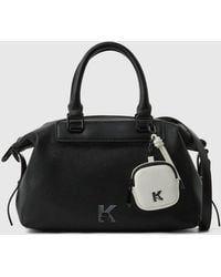 KL Jeans - Cord Charm Top Handle Bag - Lyst