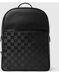 KARL LAGERFELD - Monogram Checkerboard Backpack - Lyst