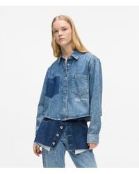 KL Jeans - Boxy Denim Shirt - Lyst