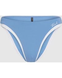 KARL LAGERFELD - Signature Piped Bikini Bottom - Lyst
