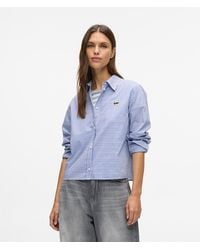 KARL LAGERFELD - Ikon Checked Shirt, Multicoloured - Lyst