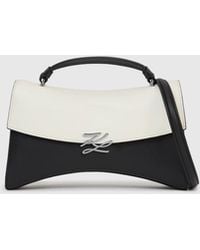 KARL LAGERFELD - K/Autograph Twist Color-Block Crossbody Bag - Lyst