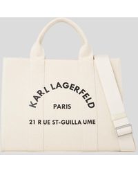Karl Lagerfeld - Cabas Carré De Taille Moyenne Rue St-guillaume - Lyst