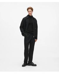 KARL LAGERFELD - Straight-Leg Bouclé Pants - Lyst
