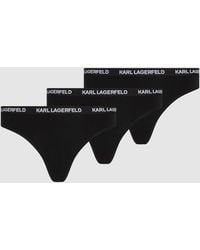 KARL LAGERFELD - Logo Brief – 3-Pack - Lyst